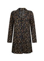 Ophilia a-lijn blazer met top, blauw/oker, ruime maat 50/52, Blauw, Nieuw, Ophalen of Verzenden, Ophilia