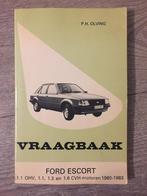 Vraagbaak Ford Escort MK3 1.1, 1.3, 1.6 OHV & CVH 1980-1983, Ophalen of Verzenden