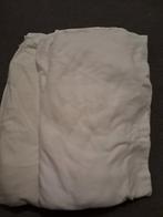 2 witte hoeslakens, Eenpersoons, Wit, Ophalen of Verzenden, Zo goed als nieuw