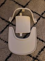 Babyset + tray Stokke Tripp Trapp wit, Ophalen of Verzenden, Zo goed als nieuw, Meegroeistoel, Stoelverkleiner