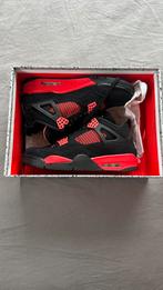 Air Jordan 4 Retro Red Thunder - Maat 44, Kleding | Heren, Schoenen, Nike Jordan, Ophalen of Verzenden, Zo goed als nieuw, Sportschoenen