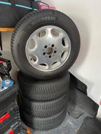Mercedes W140 8-gaats velgen met Michelin winterbanden, Auto-onderdelen, Banden en Velgen, Ophalen, Gebruikt, 16 inch, Banden en Velgen