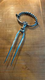 Antiek verxilverde vleesvork, Antiek en Kunst, Antiek | Bestek, Ophalen of Verzenden