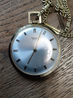 Zakhorloge goud double horlogeketting, Sieraden, Tassen en Uiterlijk, Ophalen, Goud, Overige merken