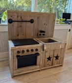 Steigerhouten speelkeuken., Ophalen, Zo goed als nieuw, Hout, Speelkeuken