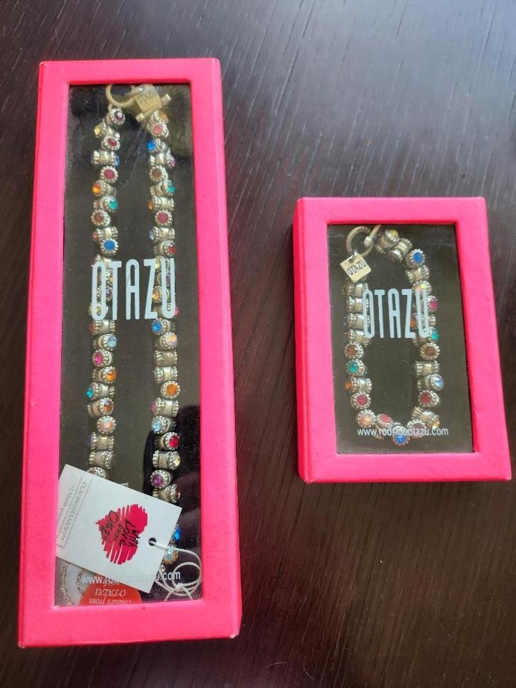 Otazu armband en ketting - multicolor classic collection, Sieraden, Tassen en Uiterlijk, Armbanden, Zo goed als nieuw, Overige materialen