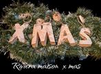 Rivièra maison wood X MAS kerstboom hangers, Diversen, Kerst, Ophalen of Verzenden, Nieuw