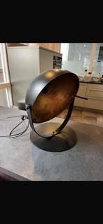 Tafel lamp industieel zwart goud, Ophalen, Zo goed als nieuw, Minder dan 50 cm