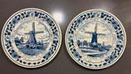 'Royal Goedewaagen "Blue Delft" wandborden met molens., Ophalen of Verzenden