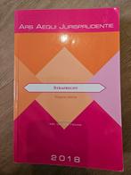 Ars Aequi Jurisprudentie Strafrecht 2018, Gelezen, Ophalen of Verzenden, WO, Alpha