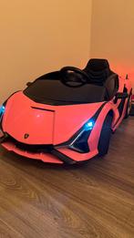 Elektrische kinderauto lamborghini roze, Ophalen of Verzenden, Nieuw
