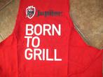 Jupiler bier schort (nr.3) Born to grill, Ophalen of Verzenden, Nieuw, Kleding, Jupiler