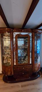 Eddie Rose Meubelset - Prachtige Vitrinekast, Huis en Inrichting, Kasten | Vitrinekasten, Ophalen, 200 cm of meer, Klassiek, 150 tot 200 cm