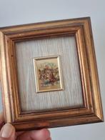 Vintage 24kt goud folie Italiaanse schilderijtje, Antiek en Kunst, Ophalen of Verzenden