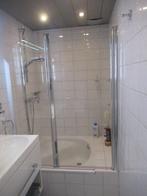 douchedeur in 2 delen, 105 cm breed, 140 cm hoog, Doe-het-zelf en Verbouw, Sanitair, Ophalen, Gebruikt, Glas, Douche