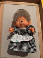 Monchhichi sekiguchi vintage 1974 moeder met popart jurkje, Verzamelen, Ophalen of Verzenden