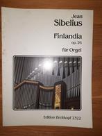 orgel- Jean Sibelius--Finlandia op.26 für orgel, Orgel, Gebruikt, Klassiek, Les of Cursus