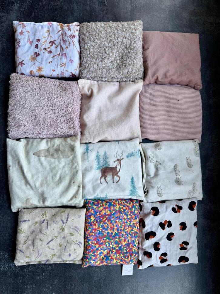 12 Sensorische pittenzakjes van Little Botanic Label, Kinderen en Baby's, Speelgoed | Educatief en Creatief, Gebruikt, Ontdekken