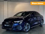 Audi A3 Limousine 35 TFSI S-Line Edition Virtual LED Matrix, Auto's, Audi, 65 €/maand, 4 cilinders, Blauw, Origineel Nederlands