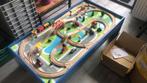Speeltafel Houten Treinset., Ophalen, Zo goed als nieuw