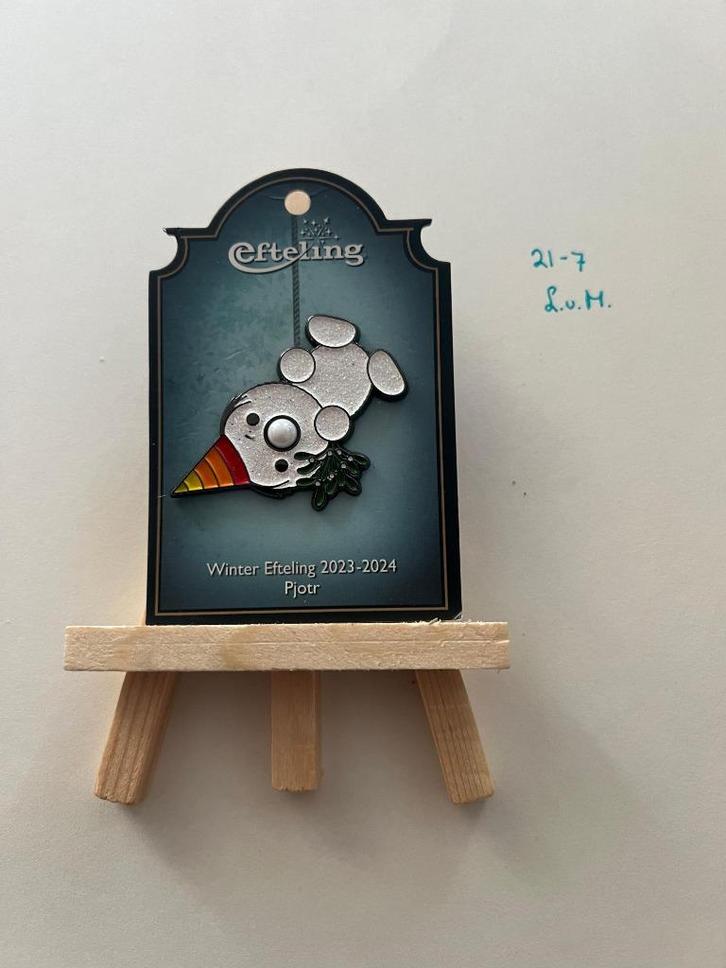 Efteling pin - EPP 465 - Winter Efteling 2023 – 2024 Pjotr, Verzamelen, Efteling, Nieuw, Button of Speldje, Ophalen of Verzenden