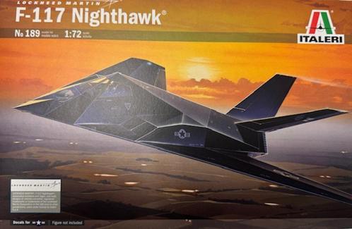 Coelianmodels, Italeri 189, F-117a Nighthawk, 1/72 € 14,99, Hobby en Vrije tijd, Modelbouw | Vliegtuigen en Helikopters, Nieuw