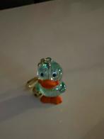 Glazen Eendje Sleutelhanger, Ophalen of Verzenden, Zo goed als nieuw, Blauw, Kunststof