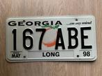 Kentekenplaat GEORGIA ...on my mind, Verzamelen, Ophalen of Verzenden, Zo goed als nieuw