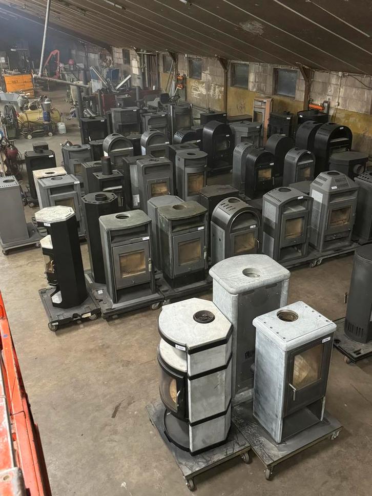 ! Houtkachel huiskamer/veranda/tuin, Huis en Inrichting, Kachels, Gebruikt, Vrijstaand, Allesbrander, Hout, Ophalen of Verzenden