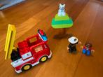 LEGO DUPLO Brandweertruck 10901, Kinderen en Baby's, Speelgoed | Duplo en Lego, Ophalen of Verzenden, Zo goed als nieuw, Complete set