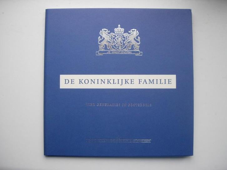 NL map met omslag Vier Generaties Kon. Familie in Postzegels, Postzegels en Munten, Postzegels | Nederland, Postfris, Na 1940