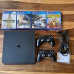 Playstation 4 slim DISC 500GB met 2 controllers, Spelcomputers en Games, Spelcomputers | Sony PlayStation 4, Met 2 controllers