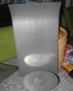 RVS Wandkaarsenhouder (set van 2) Hangkandelaars, 25 tot 50 cm, Ophalen of Verzenden, Zo goed als nieuw, Metaal