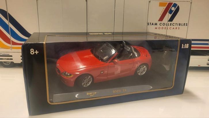 Ricko BMW Z4 E85 3.0i met softtop Red, Hobby en Vrije tijd, Modelauto's | 1:18, Nieuw, Auto, Overige merken, Ophalen of Verzenden