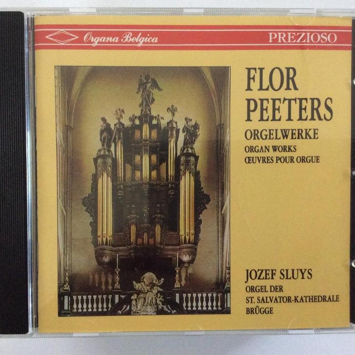 Orgel - Flor Peeters orgelwerken. Jozef Sluys. Brugge, Cd's en Dvd's, Cd's | Klassiek, Zo goed als nieuw, Overige typen, Romantiek