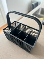 Bestekmandje grijs 24 cm * 13.5 cm, Ophalen of Verzenden, Gebruikt