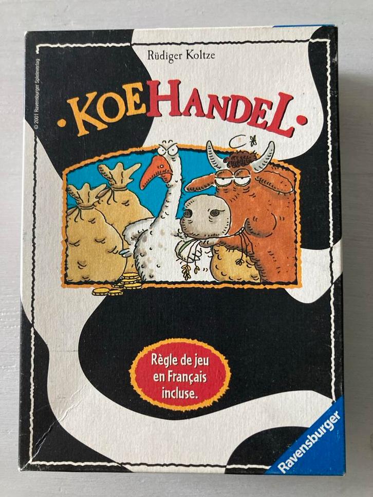 Koehandel - Leuk kaartspel!, Hobby en Vrije tijd, Gezelschapsspellen | Kaartspellen, Gebruikt, Drie of vier spelers, Vijf spelers of meer