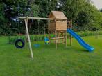 Glijbaan inclusief! Speeltoestel buiten met schommel Boomhut, Welles Tuinhout, Verzenden, Groenestraat 34, 6669DS Dodewaard, Mail@wellestuinhout.nl