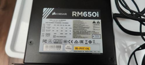 Corsair RM650i Voeding, Computers en Software, Interne voedingen, Zo goed als nieuw, Ophalen of Verzenden
