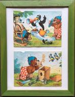 2 puzzels van “pol”  hout, Antiek en Kunst, Antiek | Speelgoed, Ophalen of Verzenden