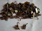 50 Stuks vintage-stijl brons metalen gordijnknijpers/klemmen, Minder dan 50 cm, Bruin, Verzenden, Nieuw