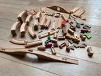 Houten treinbaan oud maar goed past op brio en ikea, Kinderen en Baby's, Speelgoed | Houten speelgoed, Ophalen, Gebruikt, Overige typen