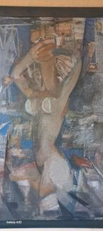 Groot schilderij Naakte Vrouwe Armeense Kunstenaar 130x120, Antiek en Kunst, Kunst | Schilderijen | Modern, Ophalen