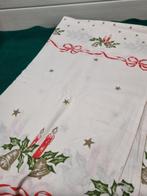 Kersttafelkleed met bellen vintage, Diversen, Kerst, Ophalen of Verzenden