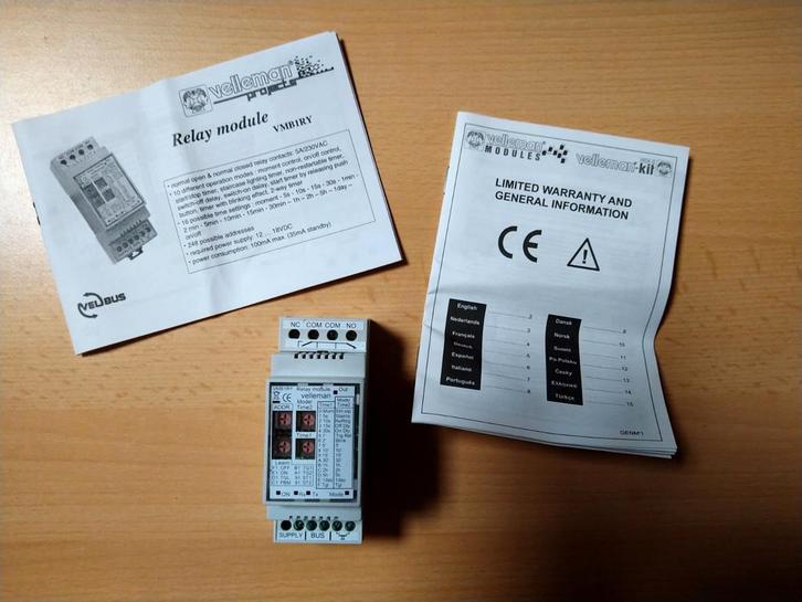 Velbus Relais Module VMB1RY - 10 stuks, Hobby en Vrije tijd, Elektronica-componenten, Ophalen of Verzenden