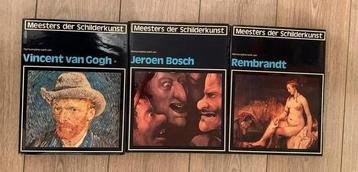 3 Kunstboeken: Van Gogh, Bosch, Rembrandt beschikbaar voor biedingen