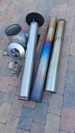 Gebruikte gegalvaniseerde kachelpijp - kan nog prima mee!, Ophalen, Gebruikt, Hout