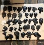 vintage keramiek jema astoria L’ancora kroon wandhoofdjes, Ophalen of Verzenden, Huis en Inrichting