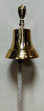 Scheepsbel large messing bel cafe goud wanddeco rondje, Info@deconoord.nl, Verzenden, Deco Noord, Nieuw