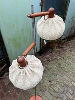 Danish Design Teak Hout Steinhauer sixties schemerlamp Deens, Ophalen, Gebruikt, 100 tot 150 cm, Metaal